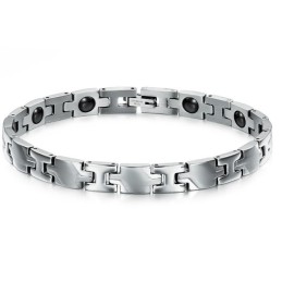 Fremragende Kvalitet Sundhed Titanium Lodestone Armbånd Til Elskere