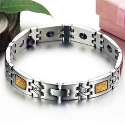 Pålidelig Kvalitets Sundhed Titanium Lodestone Armbånd Til Elskere
