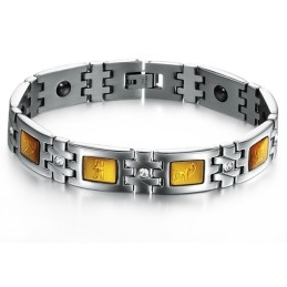Pålidelig Kvalitets Sundhed Titanium Lodestone Armbånd Til Elskere