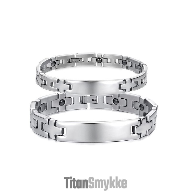 Kongen Af Kvantitet Anti-Træthed Titanium Armbånd Til Elskere