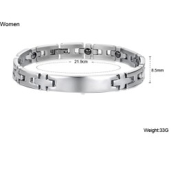 Kongen Af Kvantitet Anti-Træthed Titanium Armbånd Til Elskere