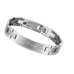 At Nyde Et Højt Omdømme I Ind- Og Udland Titanium Armbånd Til Elskere Med Diamanter