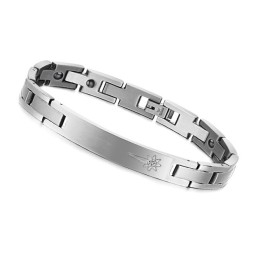 At Nyde Et Højt Omdømme I Ind- Og Udland Titanium Armbånd Til Elskere Med Diamanter