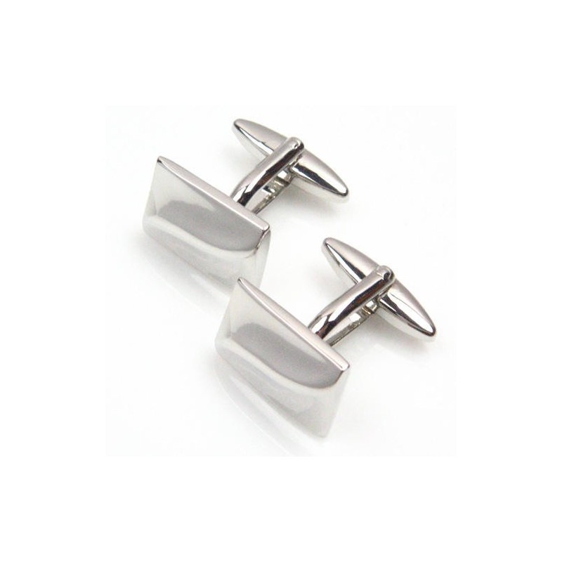 Moderigtige Titanium Konveksitets Aflange Manchetknapper Moderigtige Titanium Konveksitets Aflange Manchetknapper