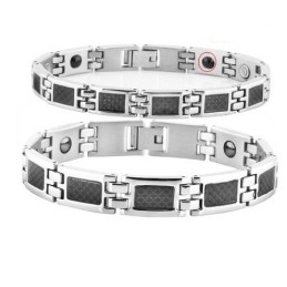 Dronningen Af Kvalitetssundhed Titanium Lodestone Armbånd Til Elskere Med Diamanter