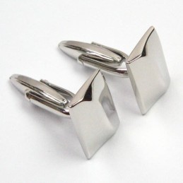 Moderigtige Titanium Konveksitets Aflange Manchetknapper