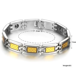 Høj Kvalitet Anti-Træthed Titanium Armbånd Til Elskere