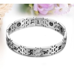 Stabil Kvalitets Titanium Lodestone Armbånd Til Mænd