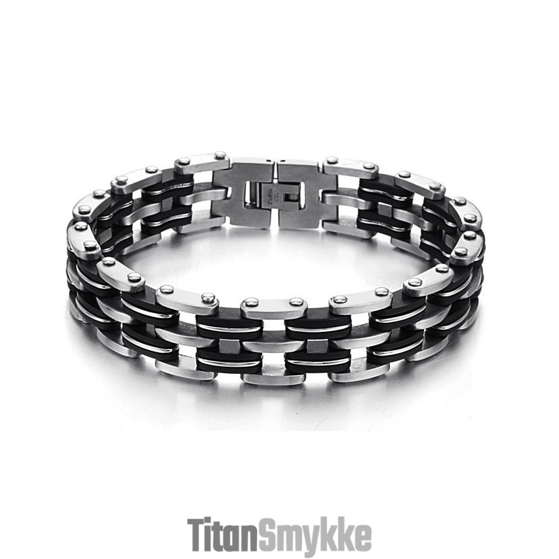Kvalitets- Og Kvantitetssikret Titanium Silikone Armbånd Til Mænd