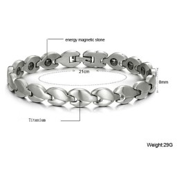 Bredt Udvalg Af Anti-Trætheds Titanium Armbånd
