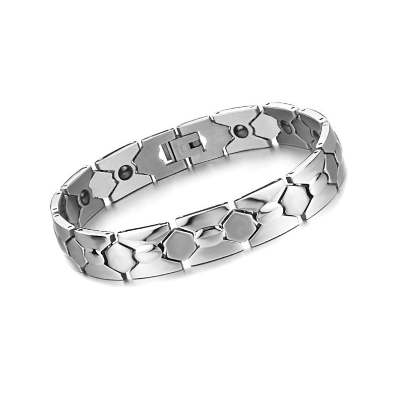 Pålidelig Ydeevne Anti-Træthed Titanium Lodestone Armbånd Til Mænd