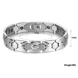 Pålidelig Ydeevne Anti-Træthed Titanium Lodestone Armbånd Til Mænd