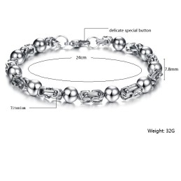 Nem At Bruge Herre Titanium Armbånd