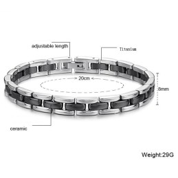 Bredt Udvalg Af Titanium Keramisk Armbånd