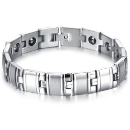 Fremragende Kvalitet Anti-Træthed Titanium Lodestone Armbånd Til Mænd