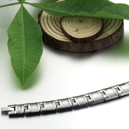 Fremragende Kvalitet Anti-Træthed Titanium Lodestone Armbånd Til Mænd