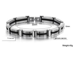 At Have En Lang Historie Herre Titanium Armbånd