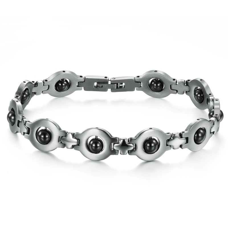 Bredt Udvalg Af Anti-Træthed Titanium Armbånd Til Mænd