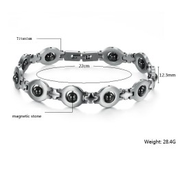 Bredt Udvalg Af Anti-Træthed Titanium Armbånd Til Mænd
