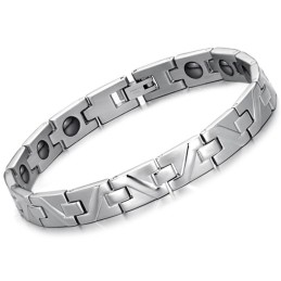 Nem At Bruge Anti-Træthedsbekæmpende Titanium Lodestone Armbånd