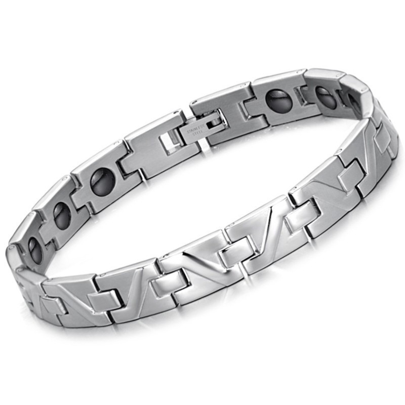 Nem At Bruge Anti-Træthedsbekæmpende Titanium Lodestone Armbånd
