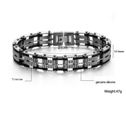 Høj Kvalitet Titanium Armbånd Til Mænd