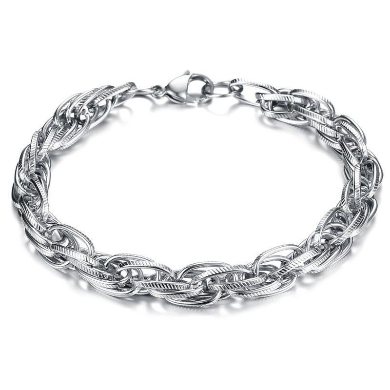 Komplet I Specifikationer Herrearmbånd I Titanium