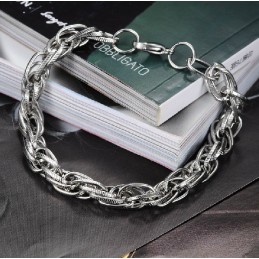 Komplet I Specifikationer Herrearmbånd I Titanium