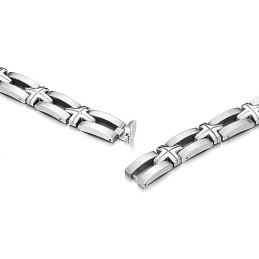 Høj Kvalitet Titanium Armbånd Til Mænd Med Kors