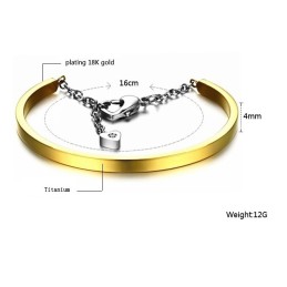 Pålidelig Kvalitets Sweetheart Titanium Armbånd