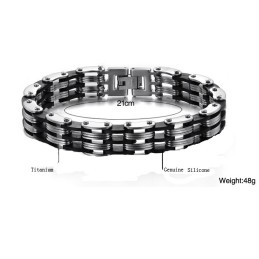 Pålidelig Ydeevne Klassisk Titanium Armbånd Til Mænd