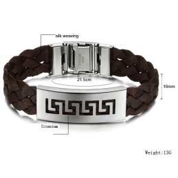 Pålidelig Ydeevne Herre Great Wall Titanium Armbånd