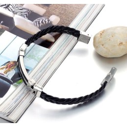 Nem At Bruge Herrearmbånd I Titanium