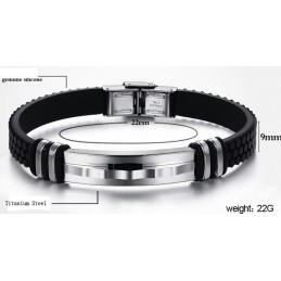 Fremragende Kvalitet, Præcis Titanium Silikone Armbånd