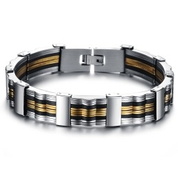 Pålidelig Kvalitets Titanium Silikone Armbånd Til Mænd