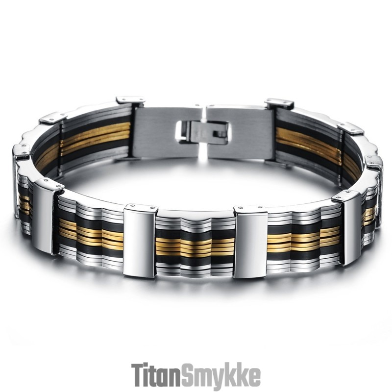 Pålidelig Kvalitets Titanium Silikone Armbånd Til Mænd
