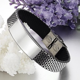 Bredt Udvalg Af Titanium Læderarmbånd Til Mænd