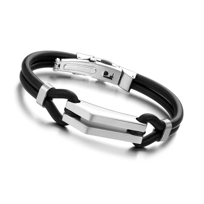 Dronningen Af Kvalitets Titanium Silikone Armbånd