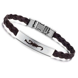 Titanium Læderarmbånd Af Høj Kvalitet Til Kvinder