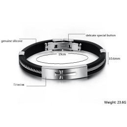 Fremragende Kvalitet Herrekors Titanium Armbånd