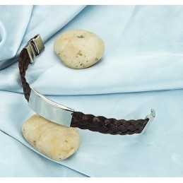 Dronningen Af Kvalitet Brun Titanium Armbånd