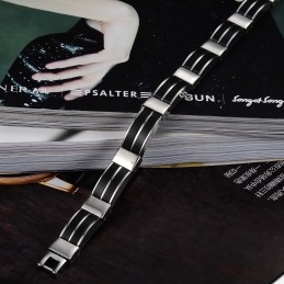 Pålidelig Omdømme Mandlig Præcis Titanium Silikone Armbånd