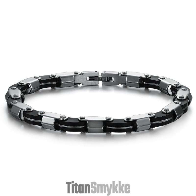 Bredt Udvalg Af Titanium Silikone Armbånd