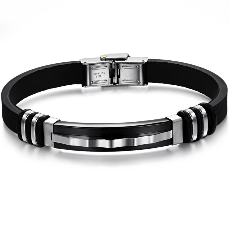 Komplet Specifikation I Titanium Silikone Armbånd
