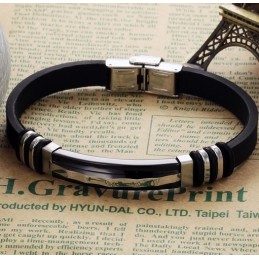 Komplet Specifikation I Titanium Silikone Armbånd