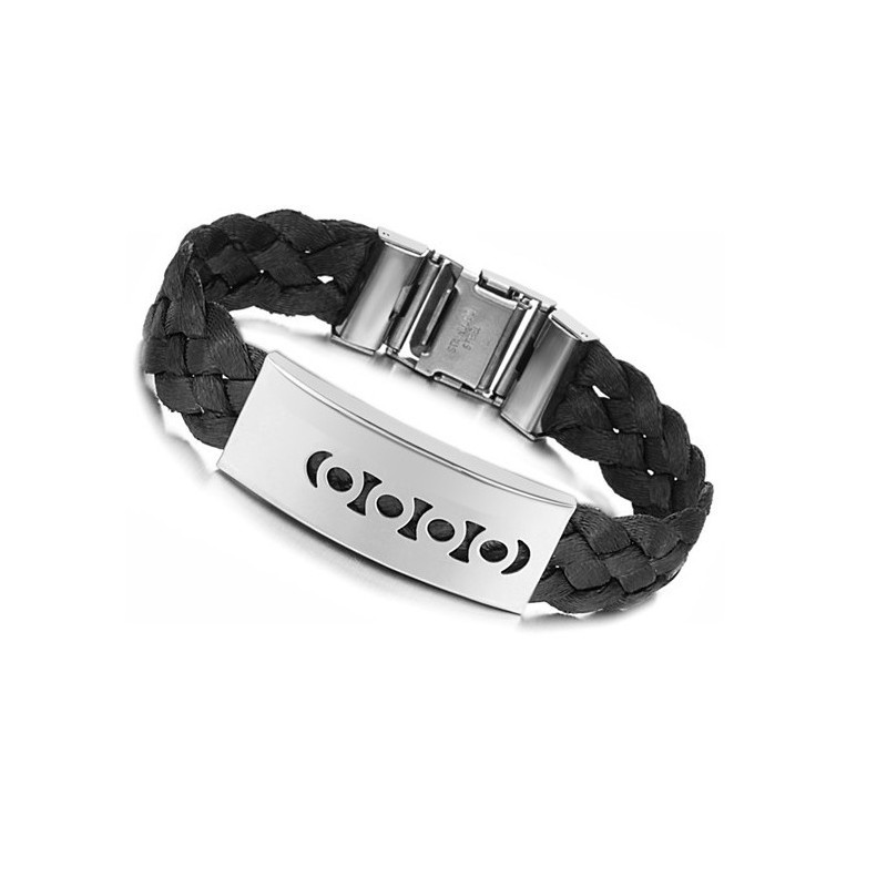Sort Titanium Armbånd I Overlegen Kvalitet