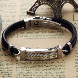 Brugervenlig Titanium Silikone Armbånd