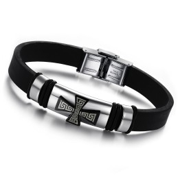 Fremragende Kvalitet Titanium Silikone Armbånd Til Mænd