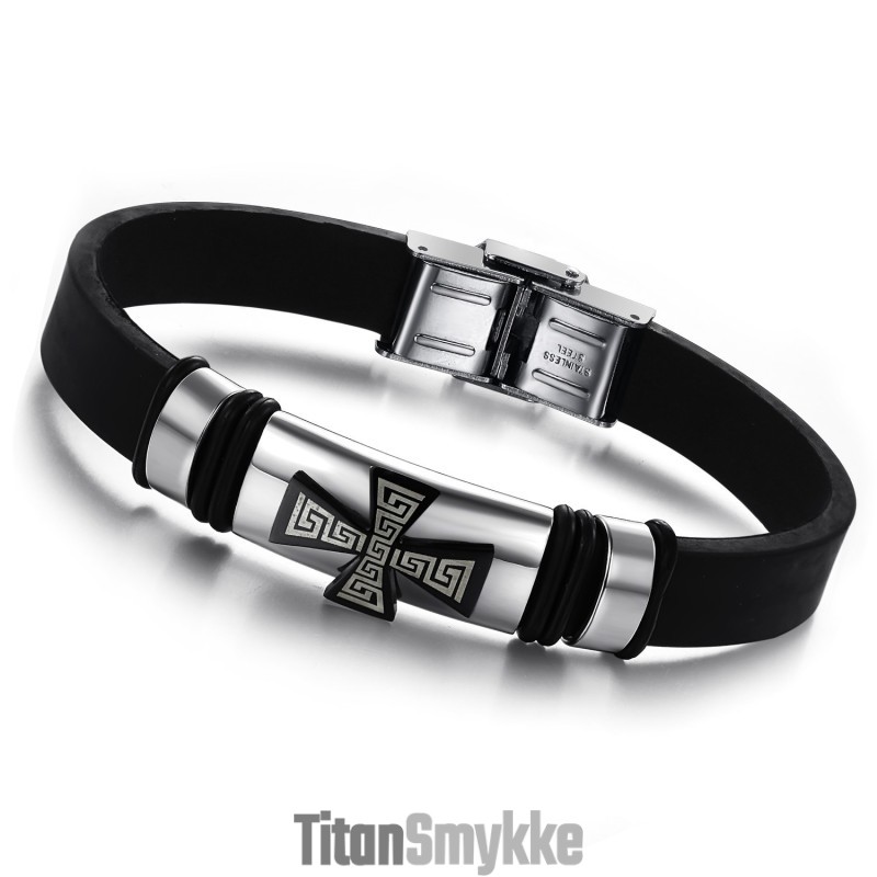 Fremragende Kvalitet Titanium Silikone Armbånd Til Mænd