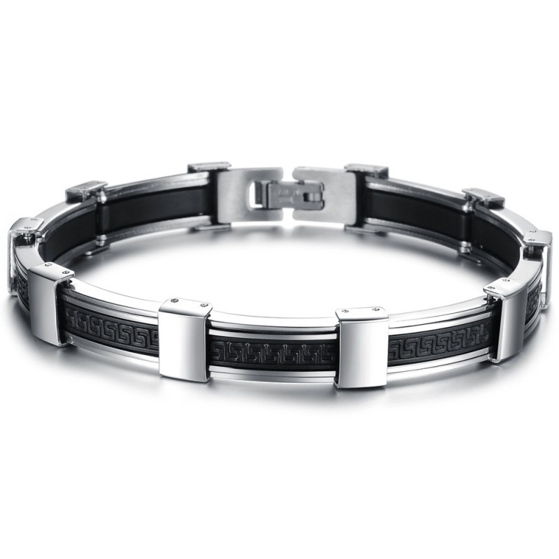 Høj Kvalitet Titanium Silikone Armbånd Til Mænd Høj Kvalitet Titanium Silikone Armbånd Til Mænd